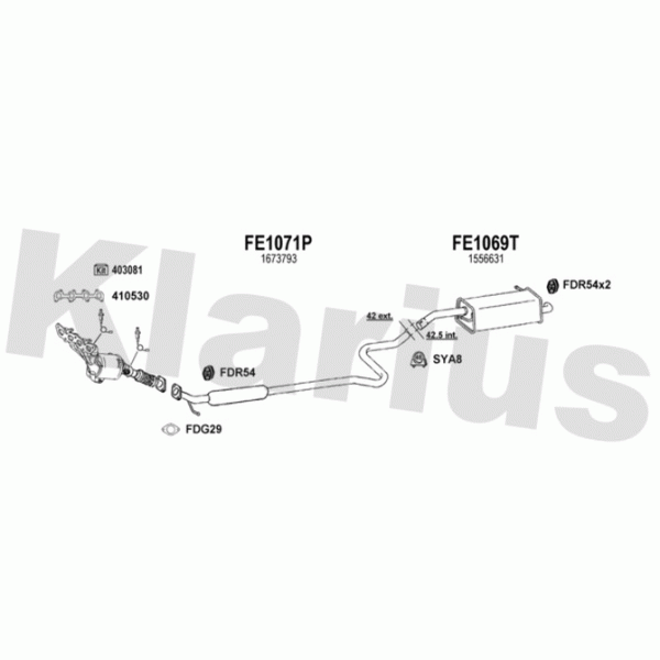 Klarius 362478 - Exhaust System