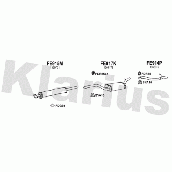 Klarius 362359 - Exhaust System