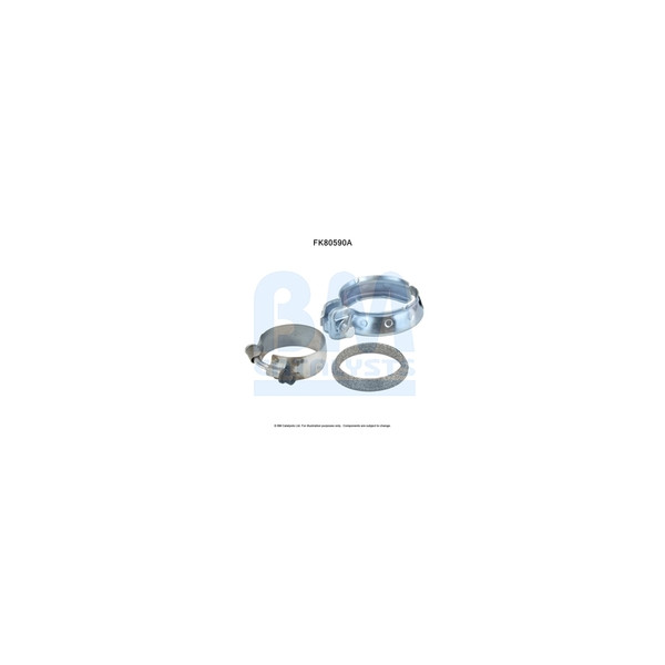 BM Catalysts FK80590 - Fitting Kit-Catalyst (Front)