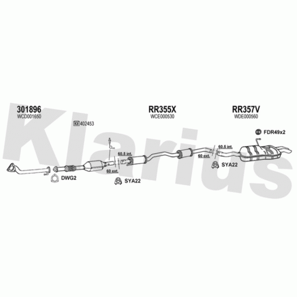 Klarius 120380 - Exhaust System