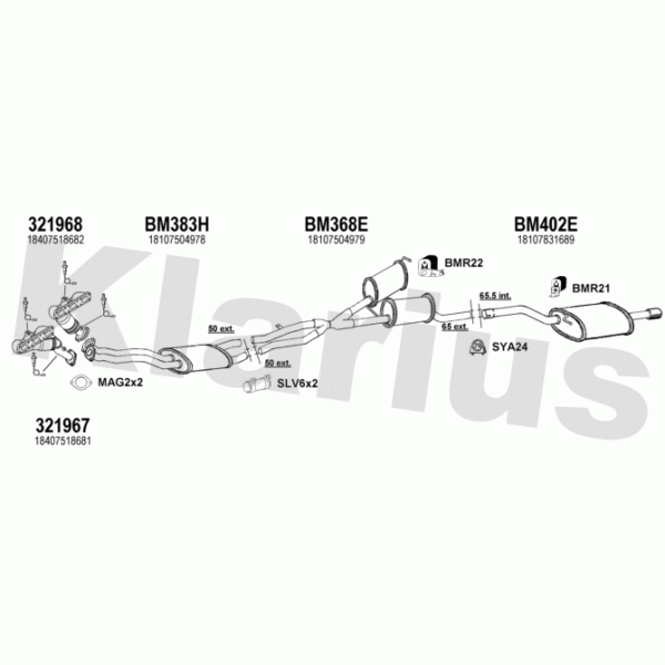 Klarius 060378 - Exhaust System