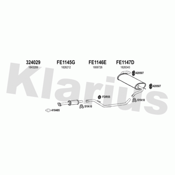 Klarius 362212 - Exhaust System