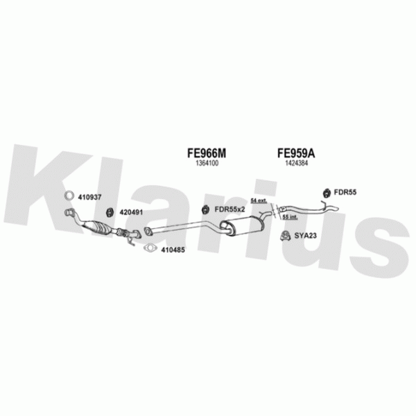 Klarius 361739 - Exhaust System