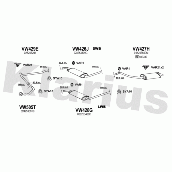 Klarius 930640 - Exhaust System