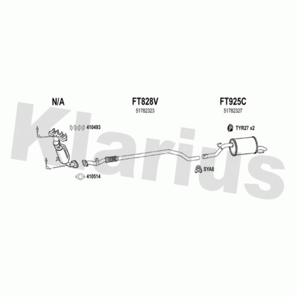 Klarius 331071 - Exhaust System