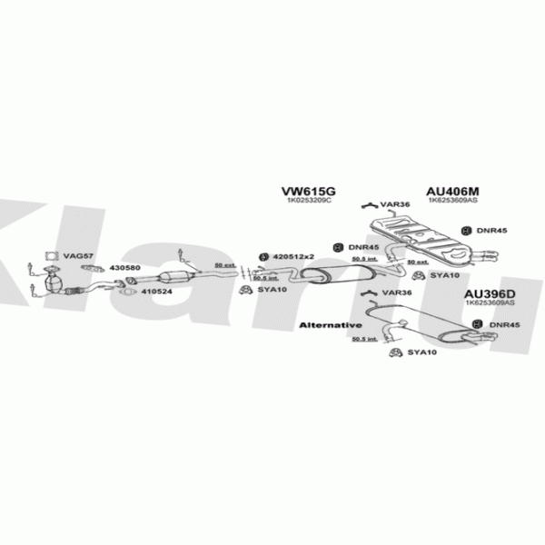 Klarius 940916 - Exhaust System