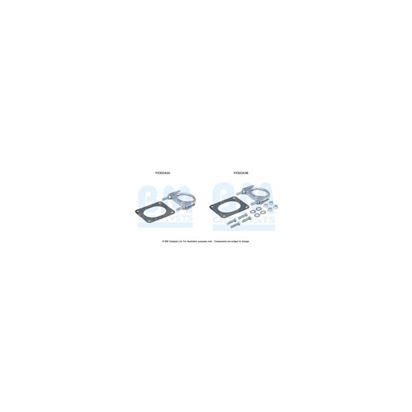 BM Catalysts FK50343 - Fitting Kit-Exhaust (Rear)
