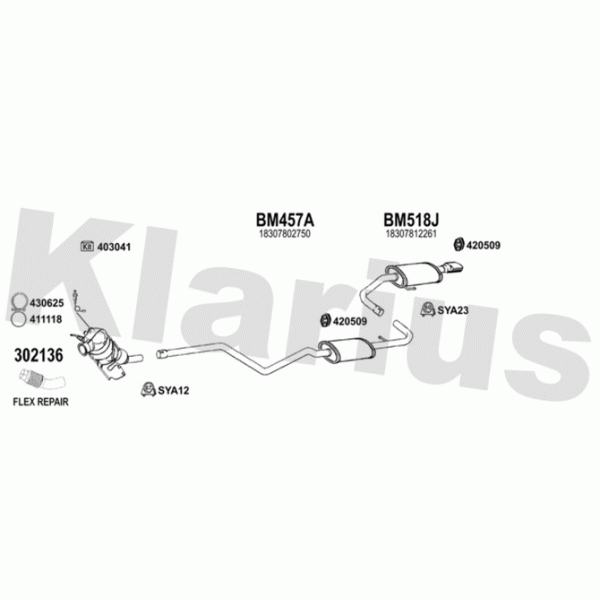 Klarius 060608 - Exhaust System