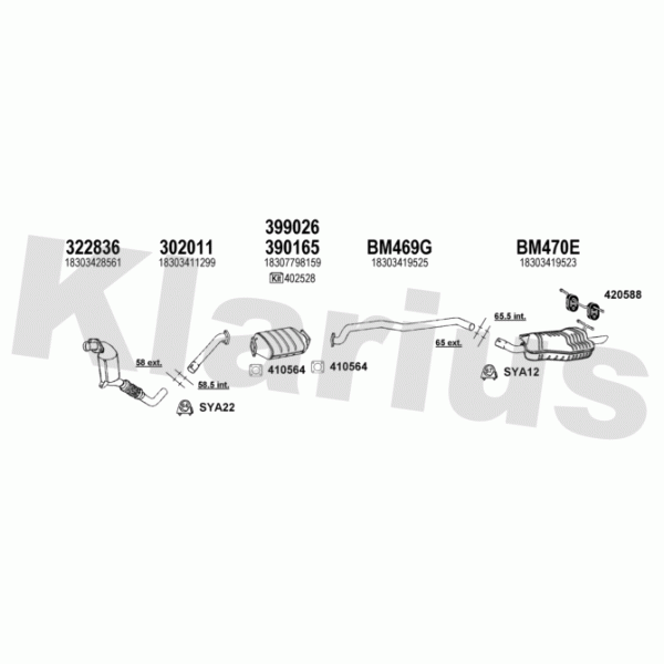 Klarius 060512 - Exhaust System