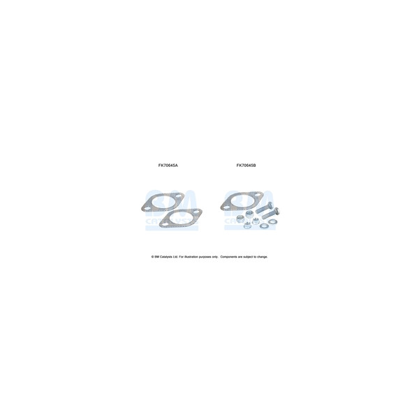 BM Catalysts FK70645 - Fitting Kit-Exhaust (Front)