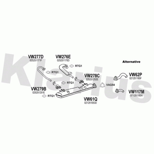 Klarius 930436 - Exhaust System