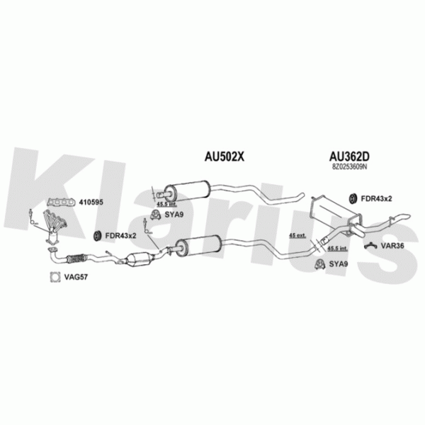 Klarius 940532 - Exhaust System