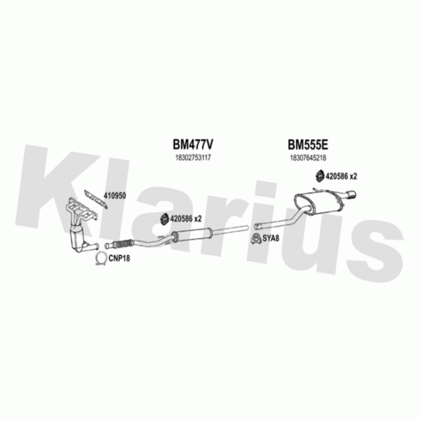 Klarius 620024 - Exhaust System