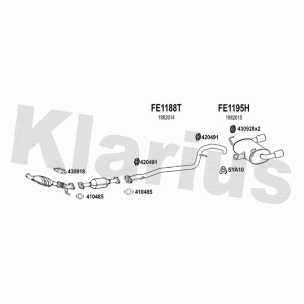 Klarius 362294 - Exhaust System
