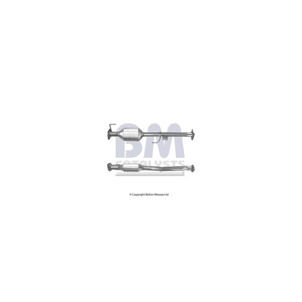 BM Catalysts BM90696H - Catalyst (Rear)