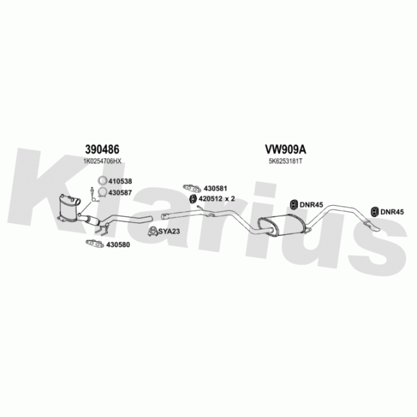 Klarius 931742 - Exhaust System