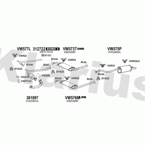 Klarius 931858 - Exhaust System