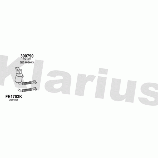 Klarius 362481 - Exhaust System