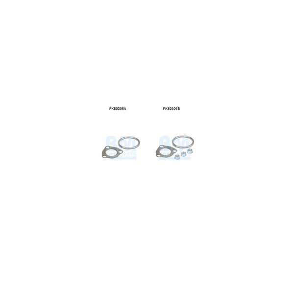 BM Catalysts FK80306 - Fitting Kit-Catalyst (Front)