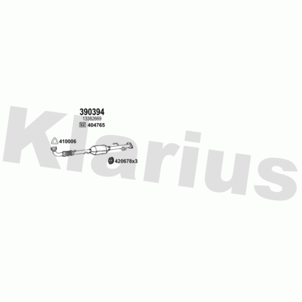 Klarius 392285 - Exhaust System
