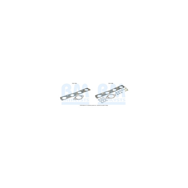BM Catalysts FK91108 - Fitting Kit-Catalyst (Front)
