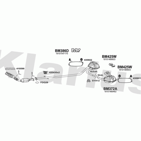 Klarius 620006 - Exhaust System
