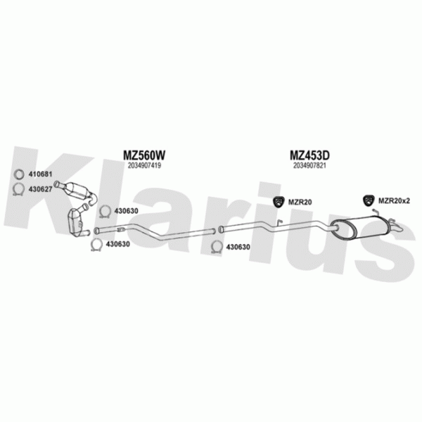 Klarius 600877 - Exhaust System