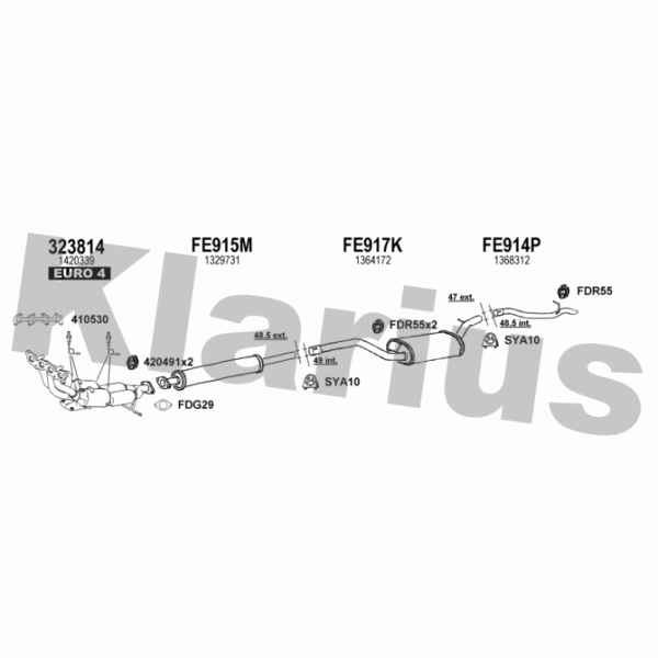 Klarius 362340 - Exhaust System