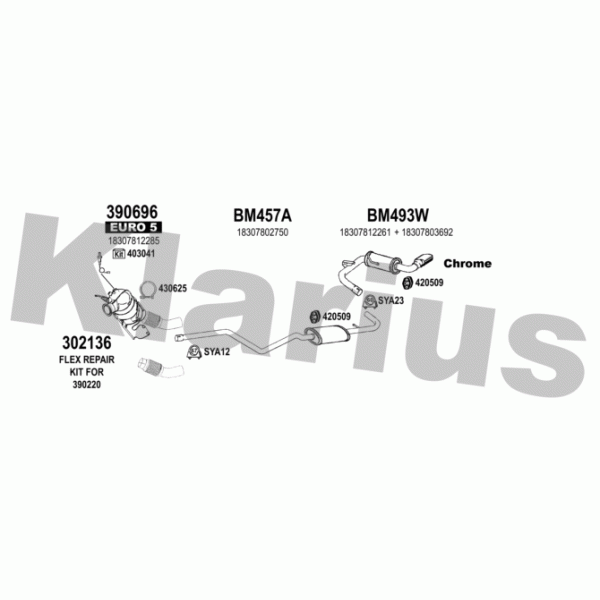 Klarius 060600 - Exhaust System