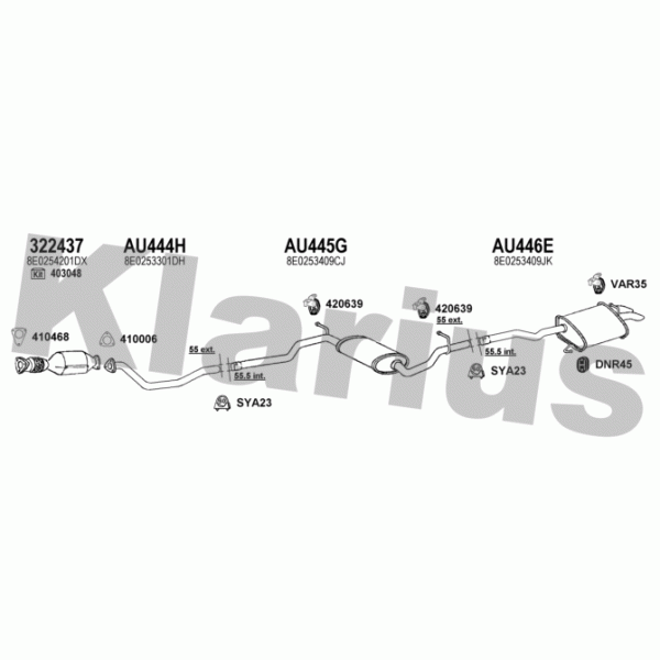 Klarius 940749 - Exhaust System