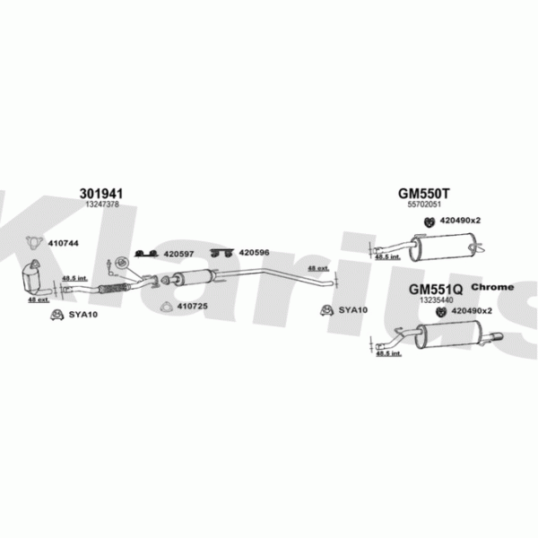 Klarius 391526 - Exhaust System