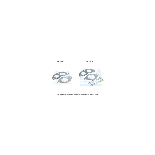 BM Catalysts FK70097 - Fitting Kit-Exhaust (Front)