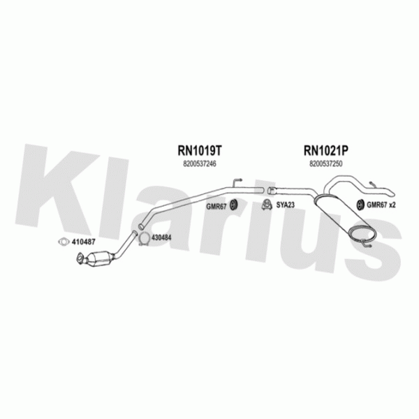Klarius 392087 - Exhaust System