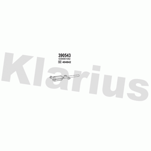 Klarius 601139 - Exhaust System