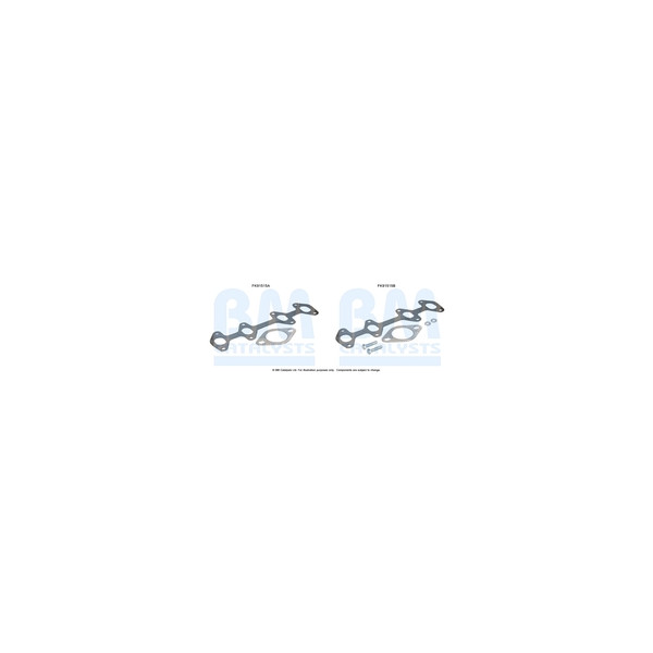 BM Catalysts FK91515 - Fitting Kit-Catalyst (Front)