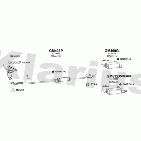 Klarius 391195 - Exhaust System