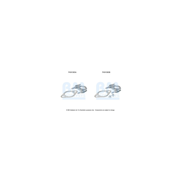 BM Catalysts FK91363 - Fitting Kit-Catalyst (Rear)