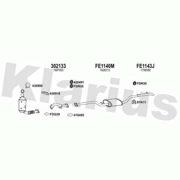 Klarius 362202 - Exhaust System
