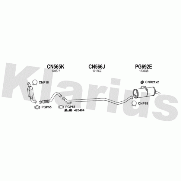 Klarius 180692 - Exhaust System