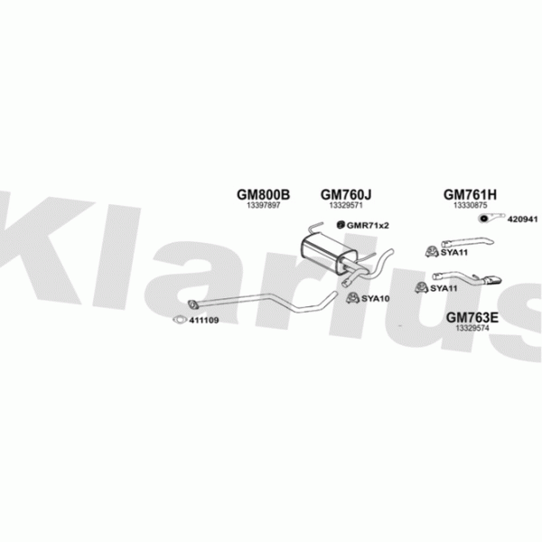 Klarius 392007 - Exhaust System