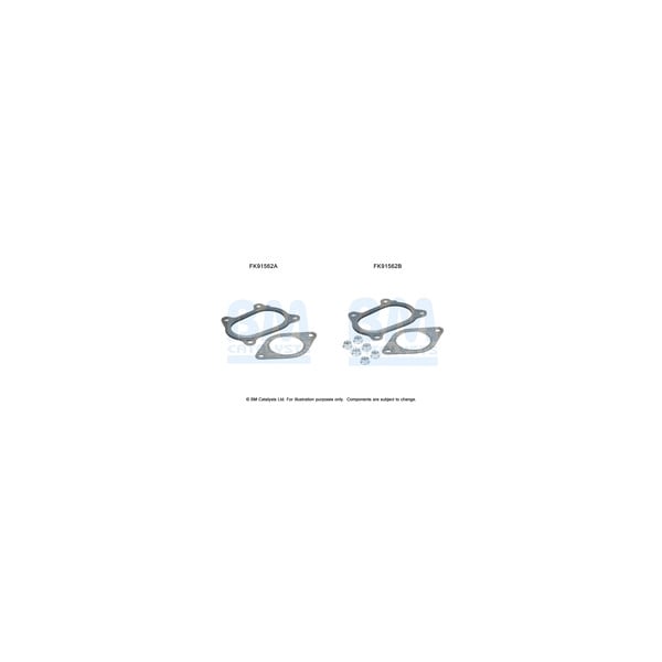 BM Catalysts FK91562 - Fitting Kit-Catalyst (Front)