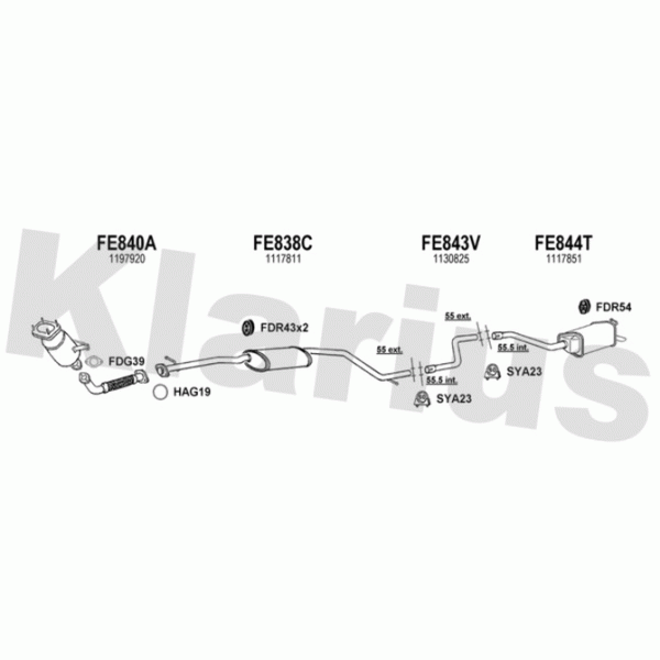 Klarius 362027 - Exhaust System
