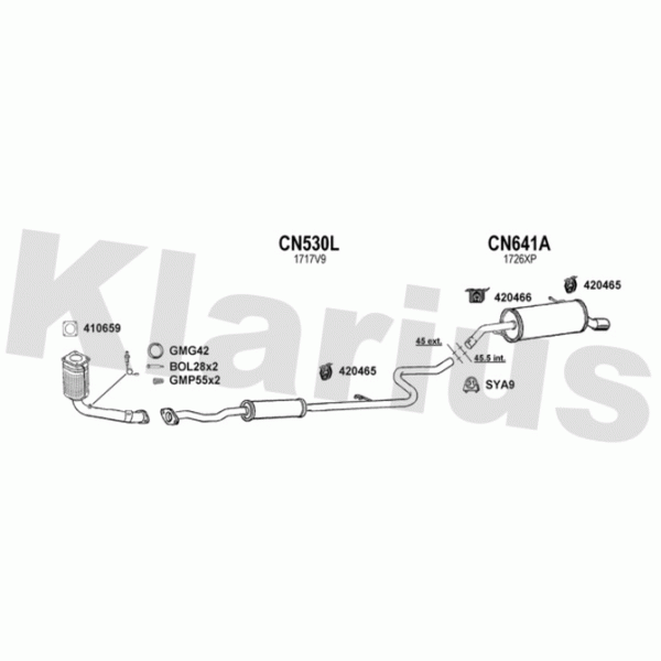 Klarius 181228 - Exhaust System