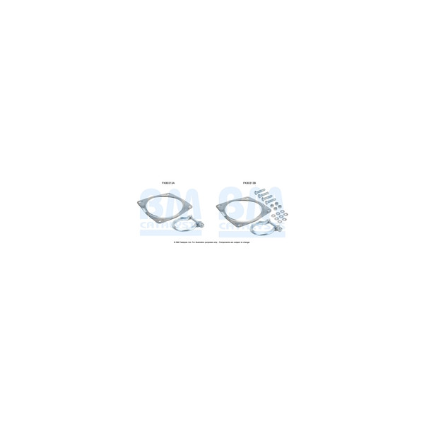 BM Catalysts FK80313 - Fitting Kit-Catalyst (Front)