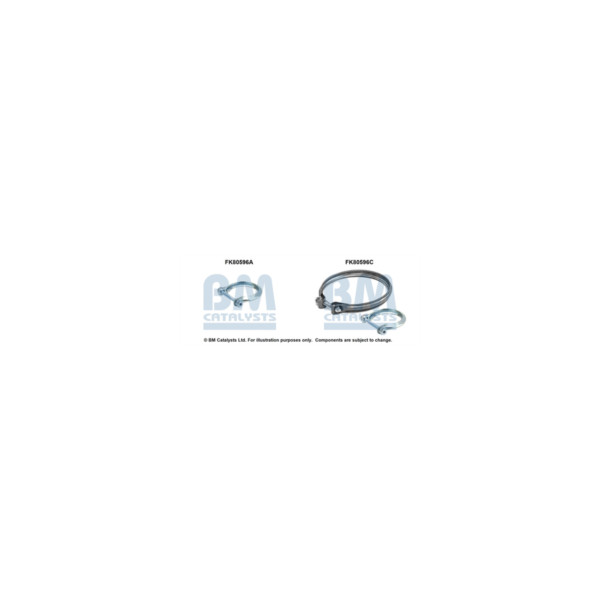 BM Catalysts FK80596 - Fitting Kit-Catalyst (Front)
