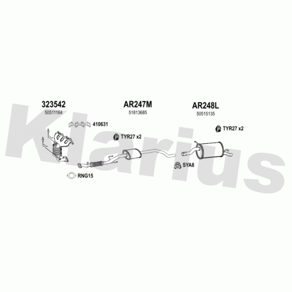 Klarius 030317 - Exhaust System