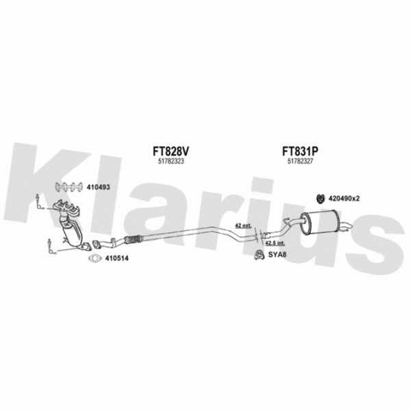 Klarius 330904 - Exhaust System