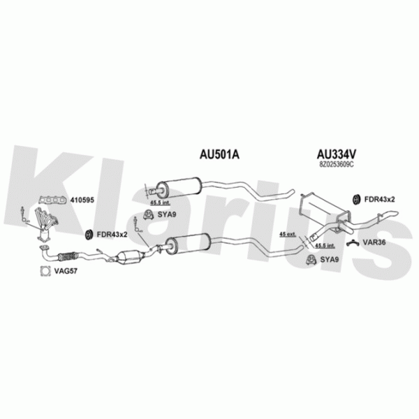 Klarius 940520 - Exhaust System