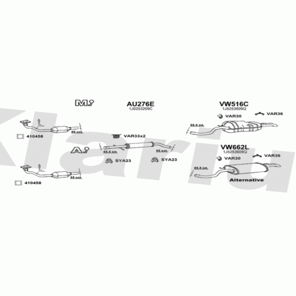 Klarius 930973 - Exhaust System