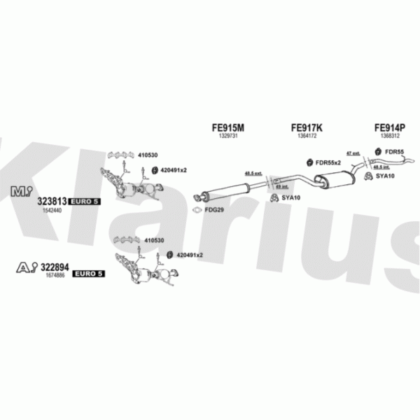 Klarius 362359 - Exhaust System